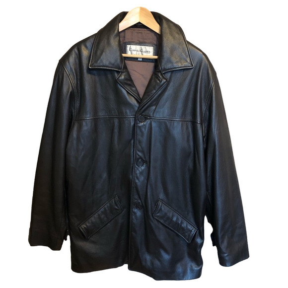 Vintage Chocolate Brown Buttery Soft Leather Jacket Small - Picture 1 of 13